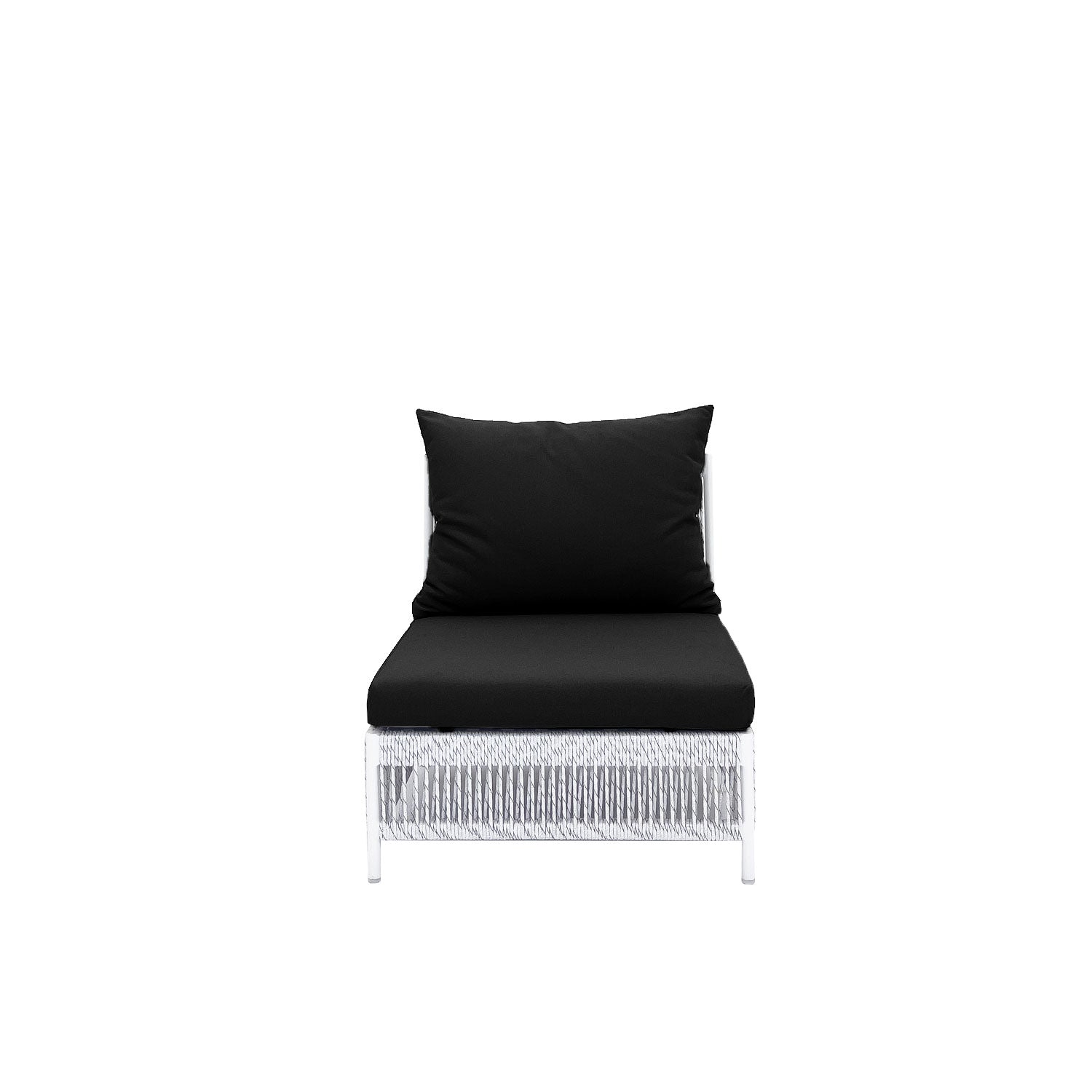 Planar Alu Modular Outdoor Midsection White PT4 - Olefin Black