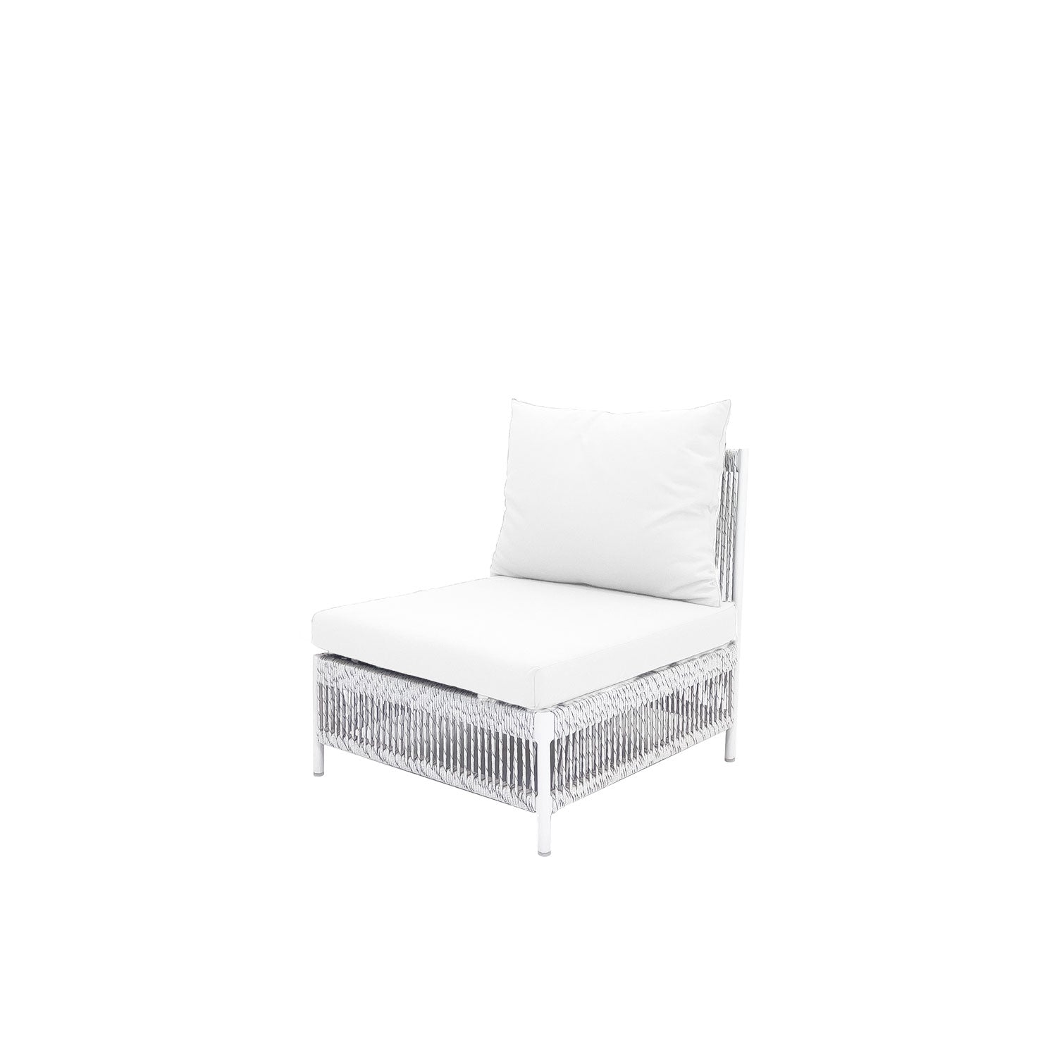 Planar Alu Modular Outdoor Midsection White PT4 - Sunbrella White