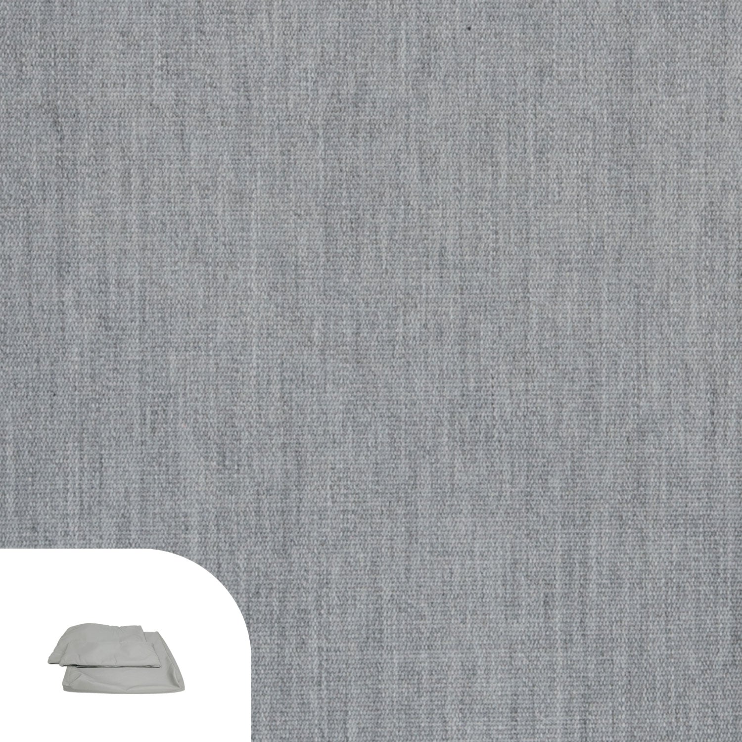 Planar Lounge Cushion Cover Replacement - Deep Seater / Sunbrella Granite Grey