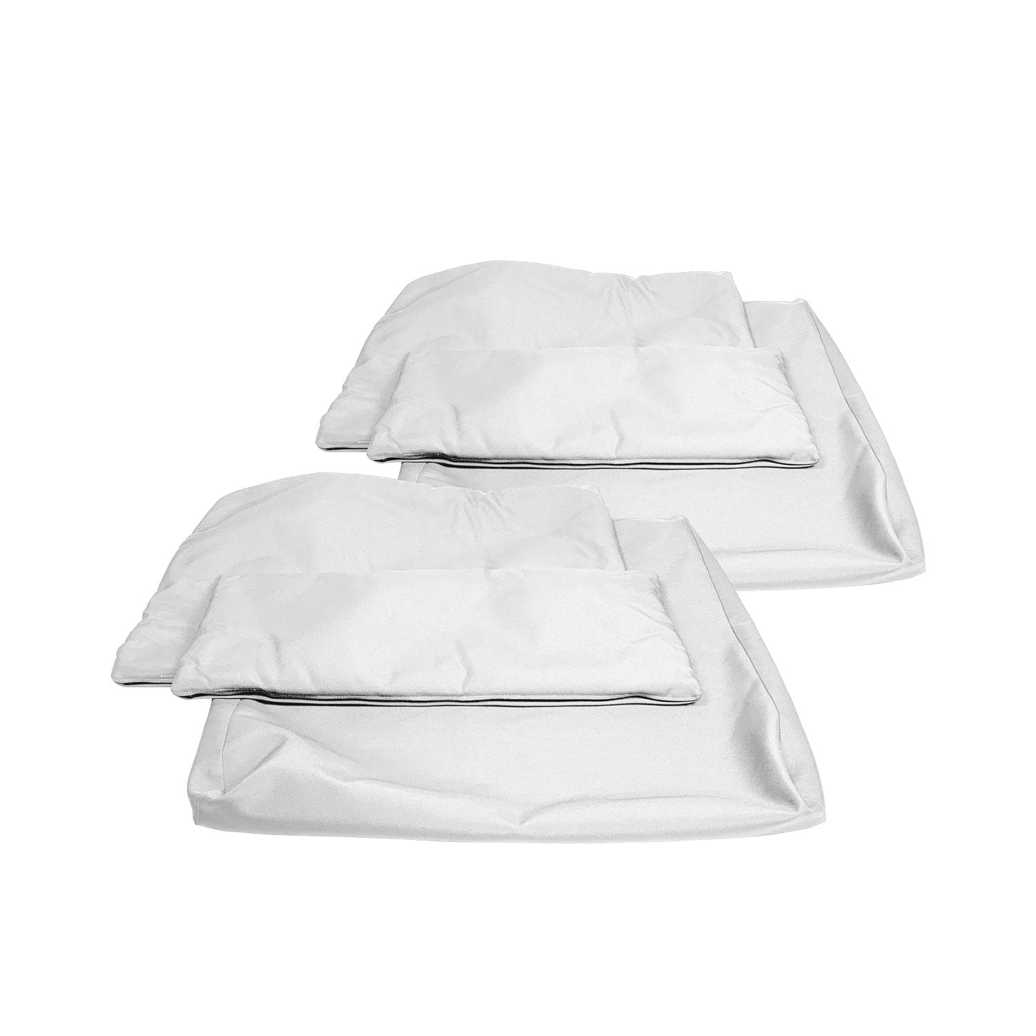Planar Lounge Cushion Cover Replacement - Loveseat / Olefin White