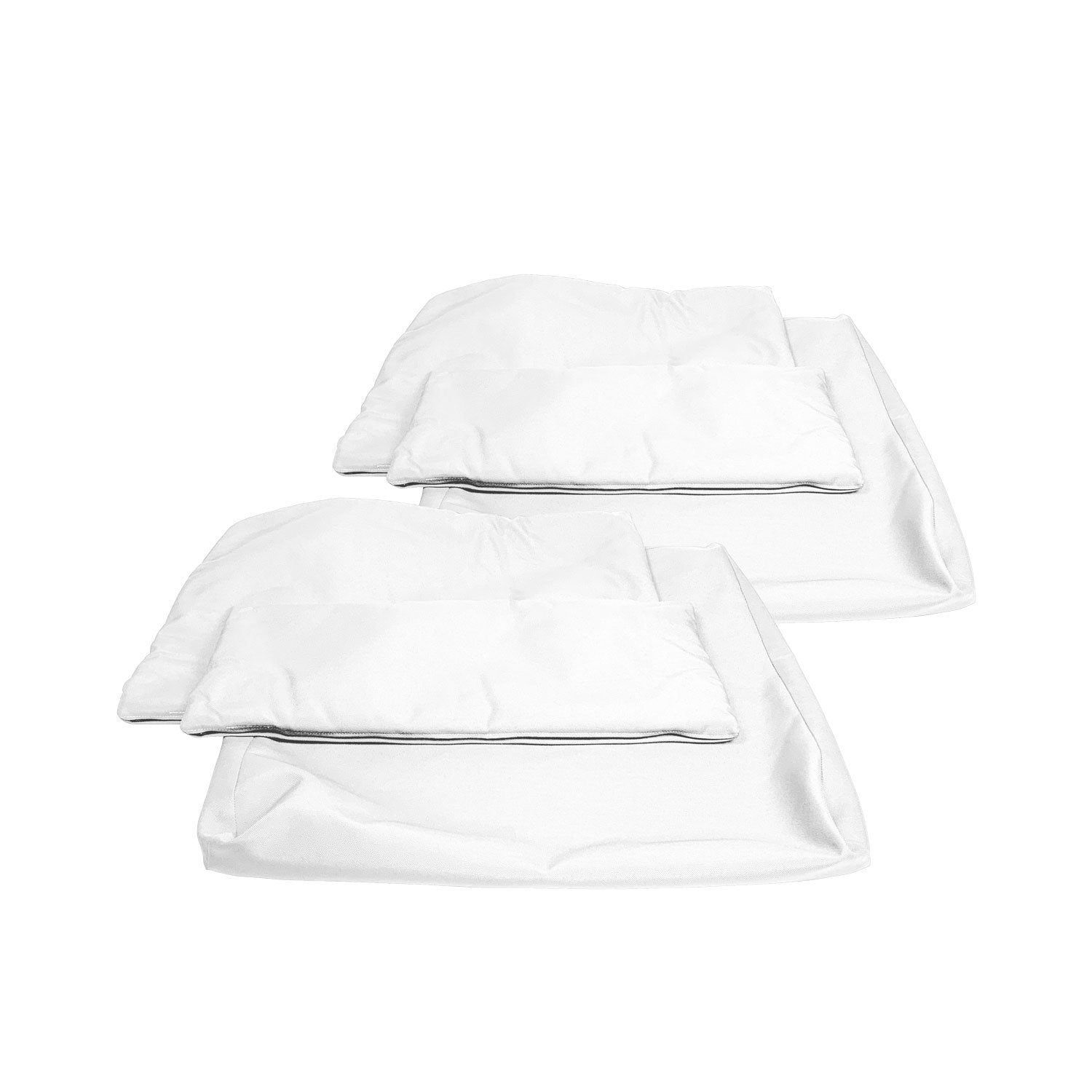 Planar Lounge Cushion Cover Replacement - Loveseat / Sunbrella White