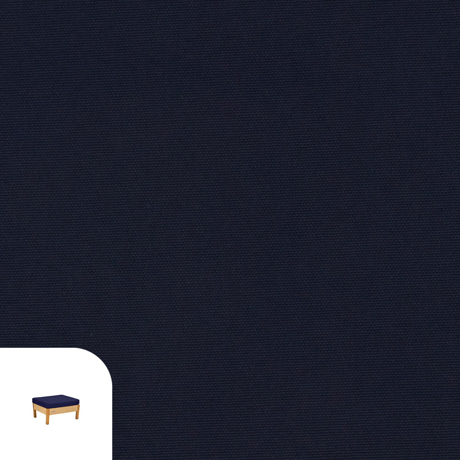 Planar Lounge Cushion Cover Replacement - Ottoman / Olefin Navy