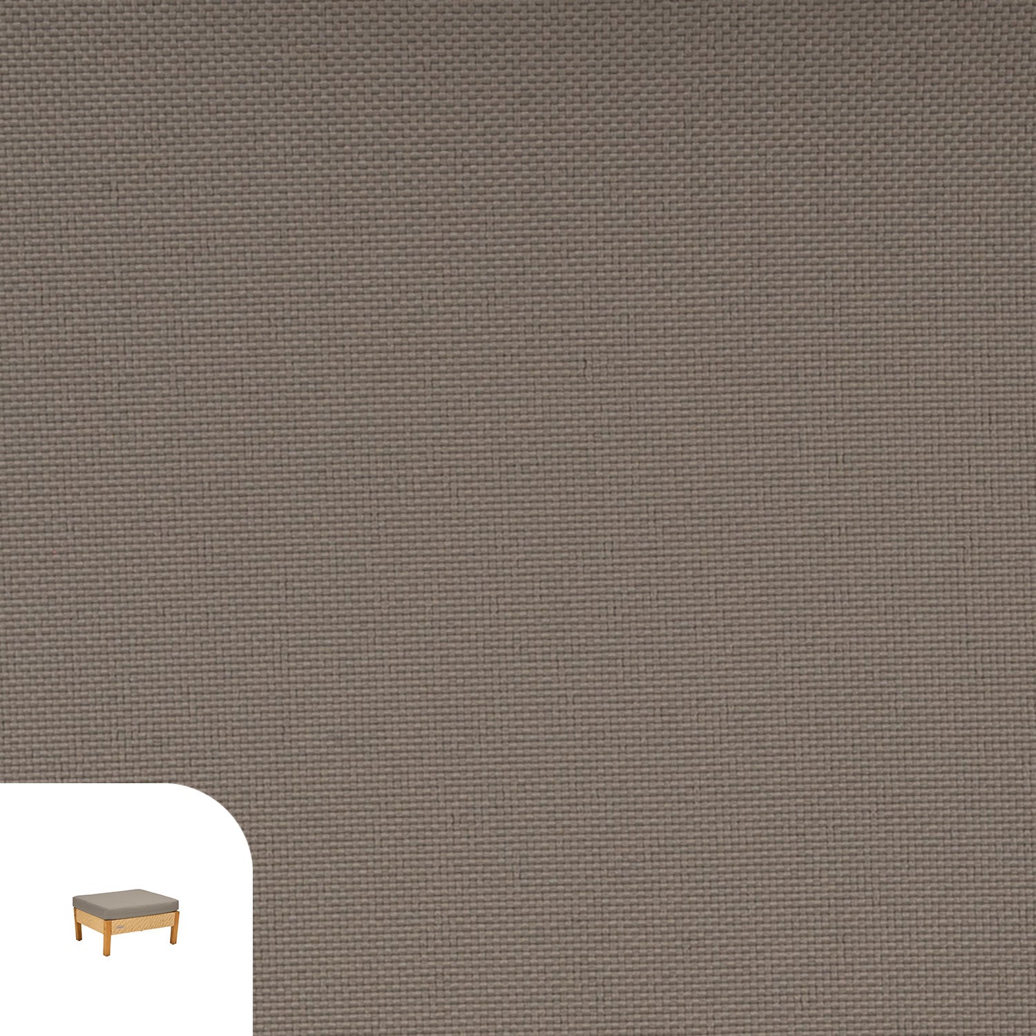 Planar Lounge Cushion Cover Replacement - Ottoman / Olefin Taupe