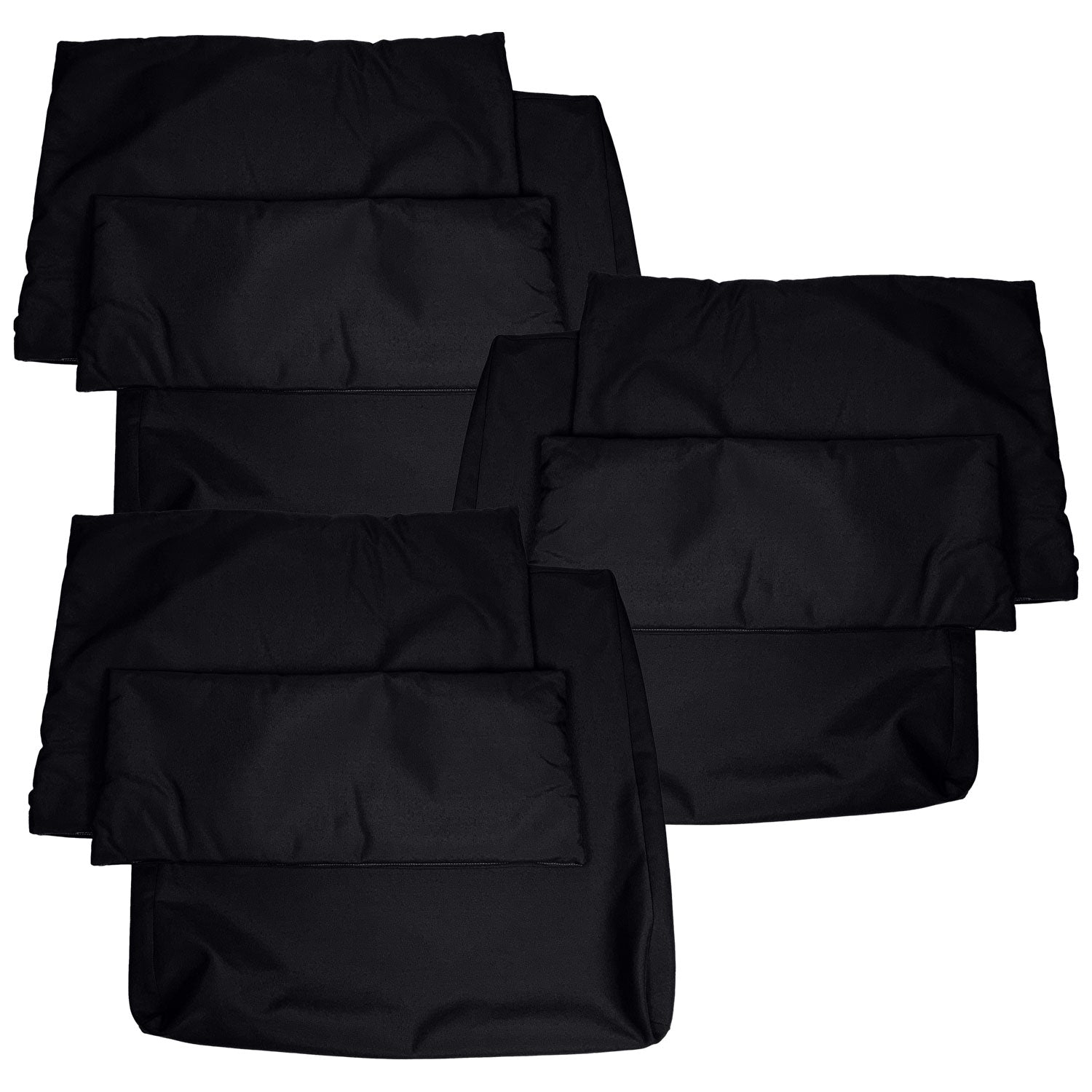 Planar Lounge Cushion Cover Replacement - Sofa / Olefin Black