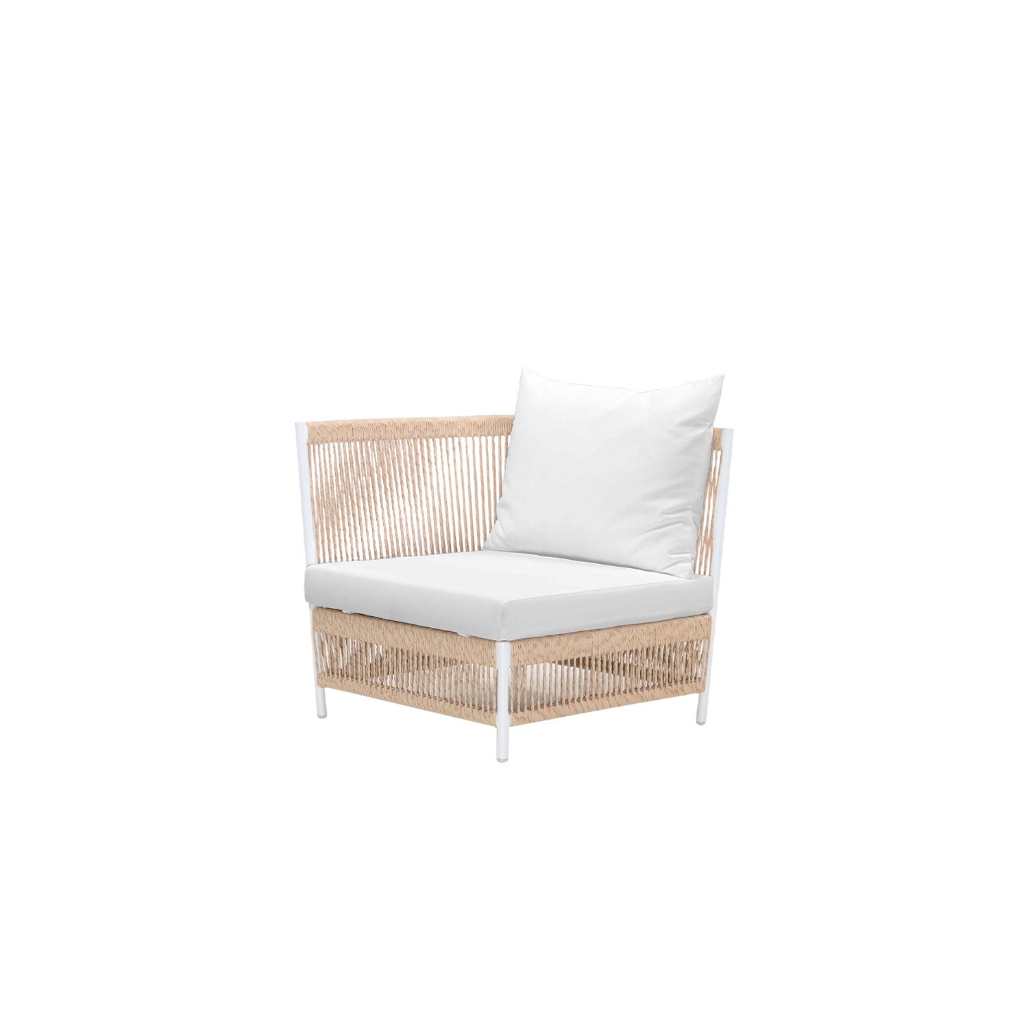 Planar Alu Modular Outdoor Corner White PT1 - Sunbrella White