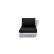 Planar Alu Modular Outdoor Corner White PT4 - Olefin Black