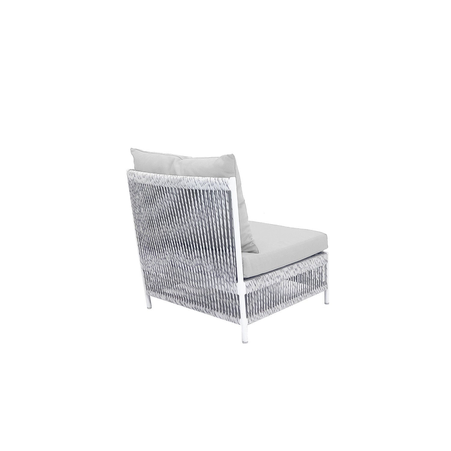 Planar Alu Modular Outdoor Corner White PT4 - Olefin Grey
