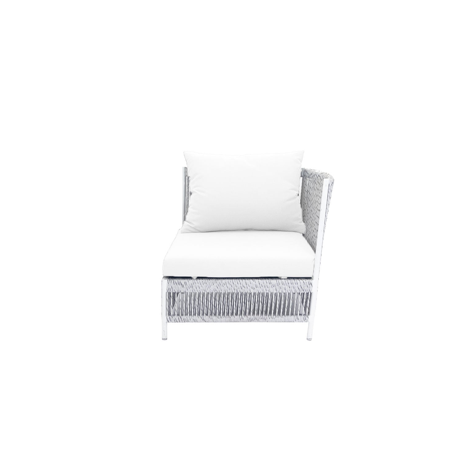 Planar Alu Modular Outdoor Corner White PT4 - Sunbrella White