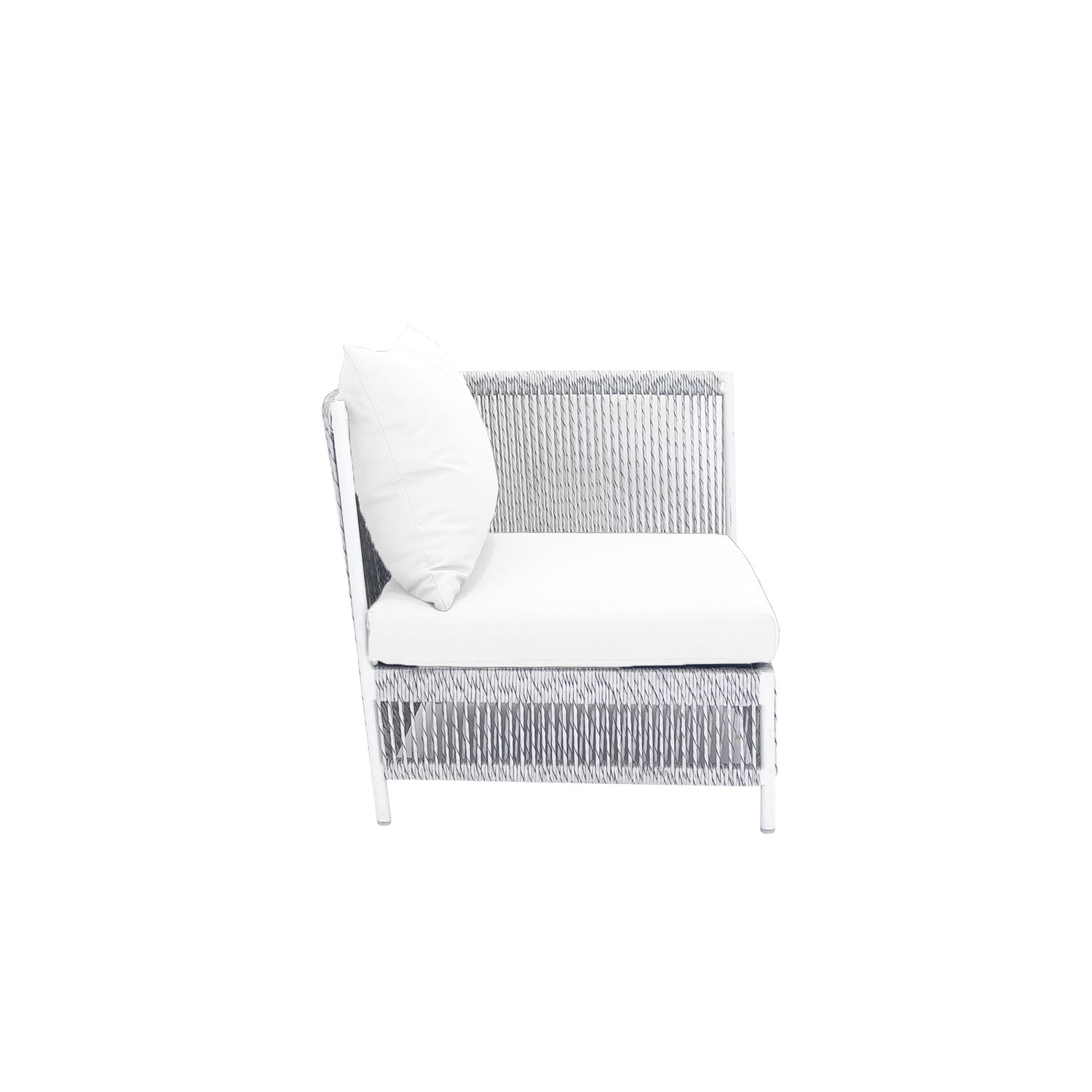 Planar Alu Modular Outdoor Corner White PT4 - Sunbrella White