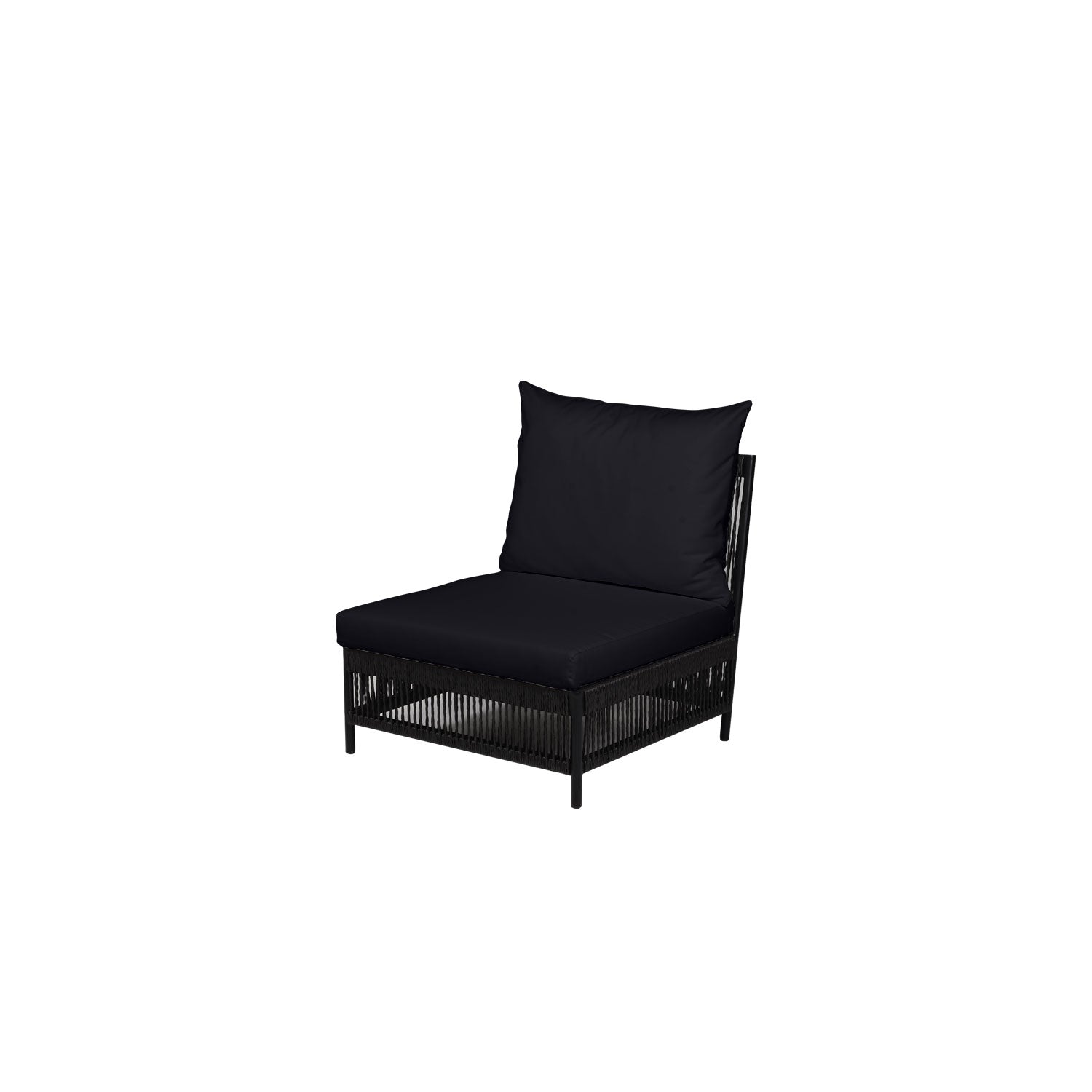 Planar Alu Modular Outdoor Midsection Black PT3 - Olefin Black