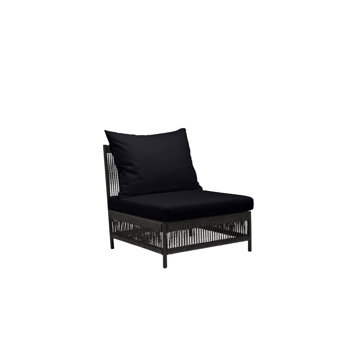 Planar Alu Modular Outdoor Midsection Black PT3 - Olefin Black