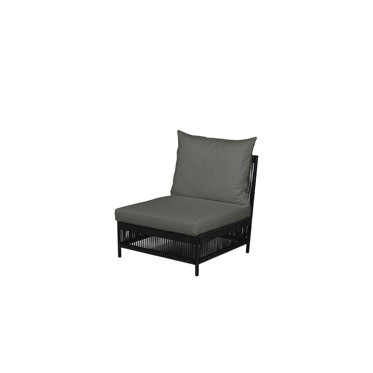 Planar Alu Modular Outdoor Midsection Black PT3 - Olefin Charcoal