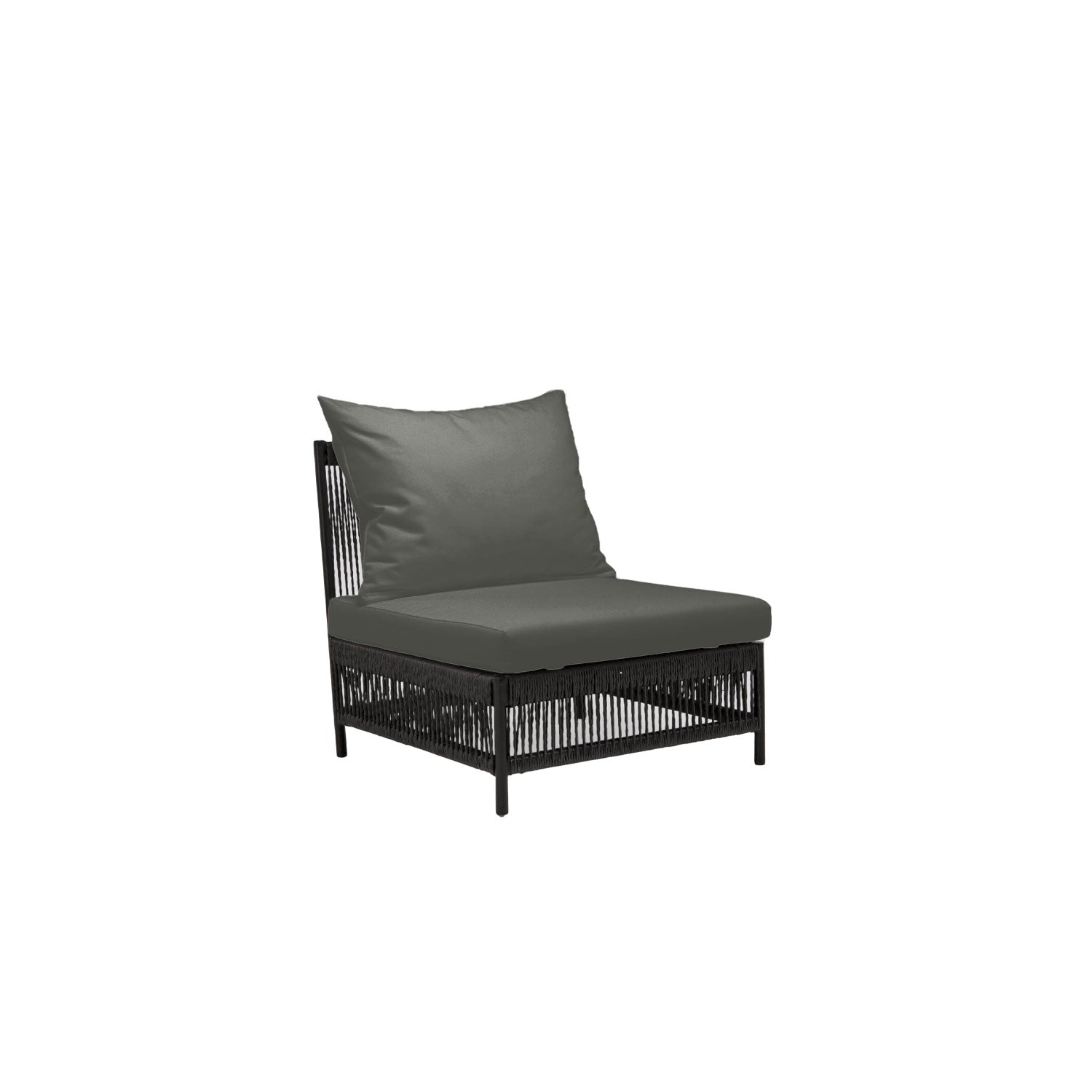 Planar Alu Modular Outdoor Midsection Black PT3 - Olefin Charcoal