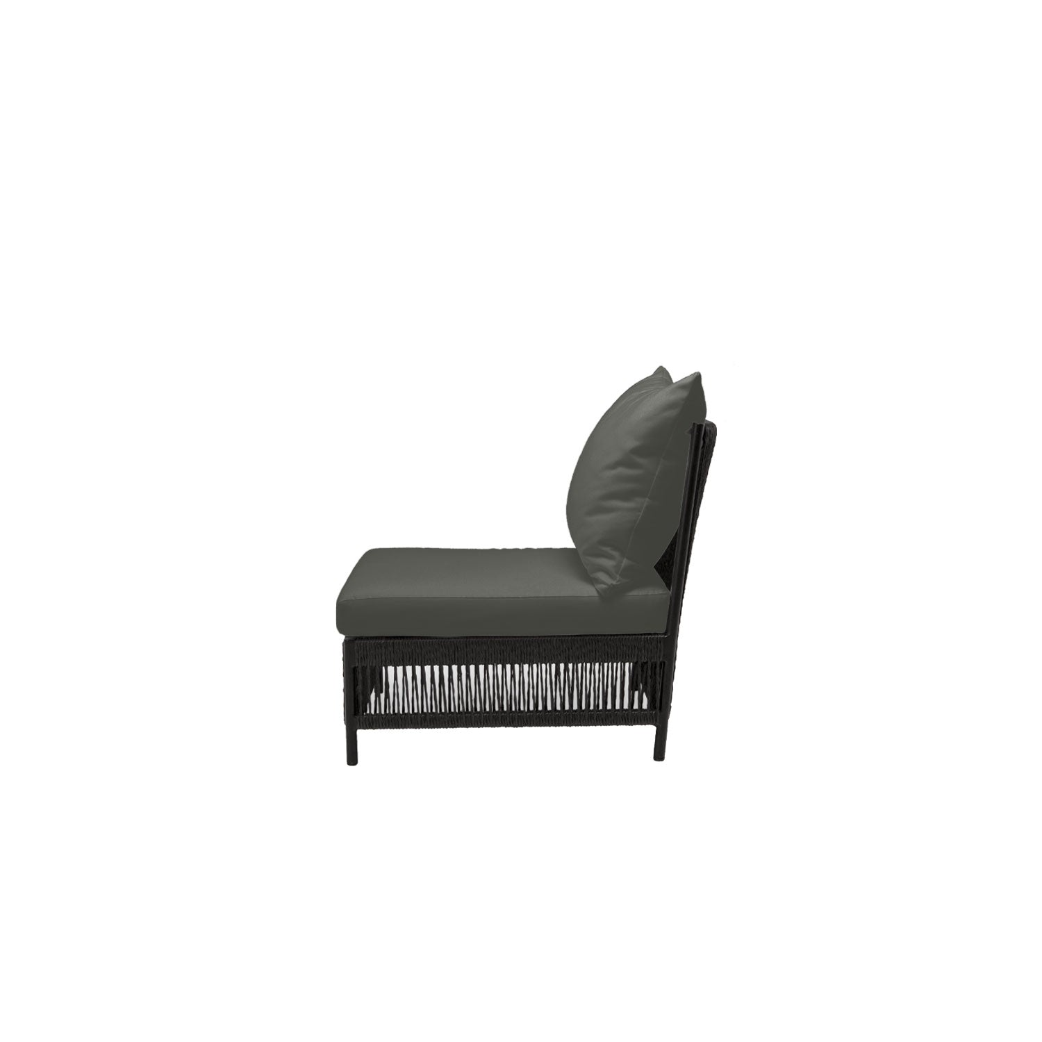 Planar Alu Modular Outdoor Midsection Black PT3 - Olefin Charcoal