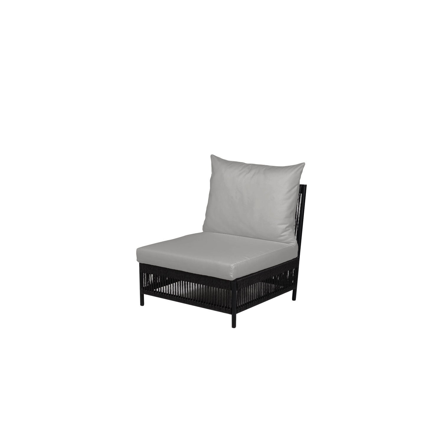 Planar Alu Modular Outdoor Midsection Black PT3 - Olefin Grey