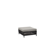 Planar Alu Modular Outdoor Ottoman Black PT3 - Olefin Grey