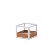 Planter Alu Block Square White - 25cm x 25cm