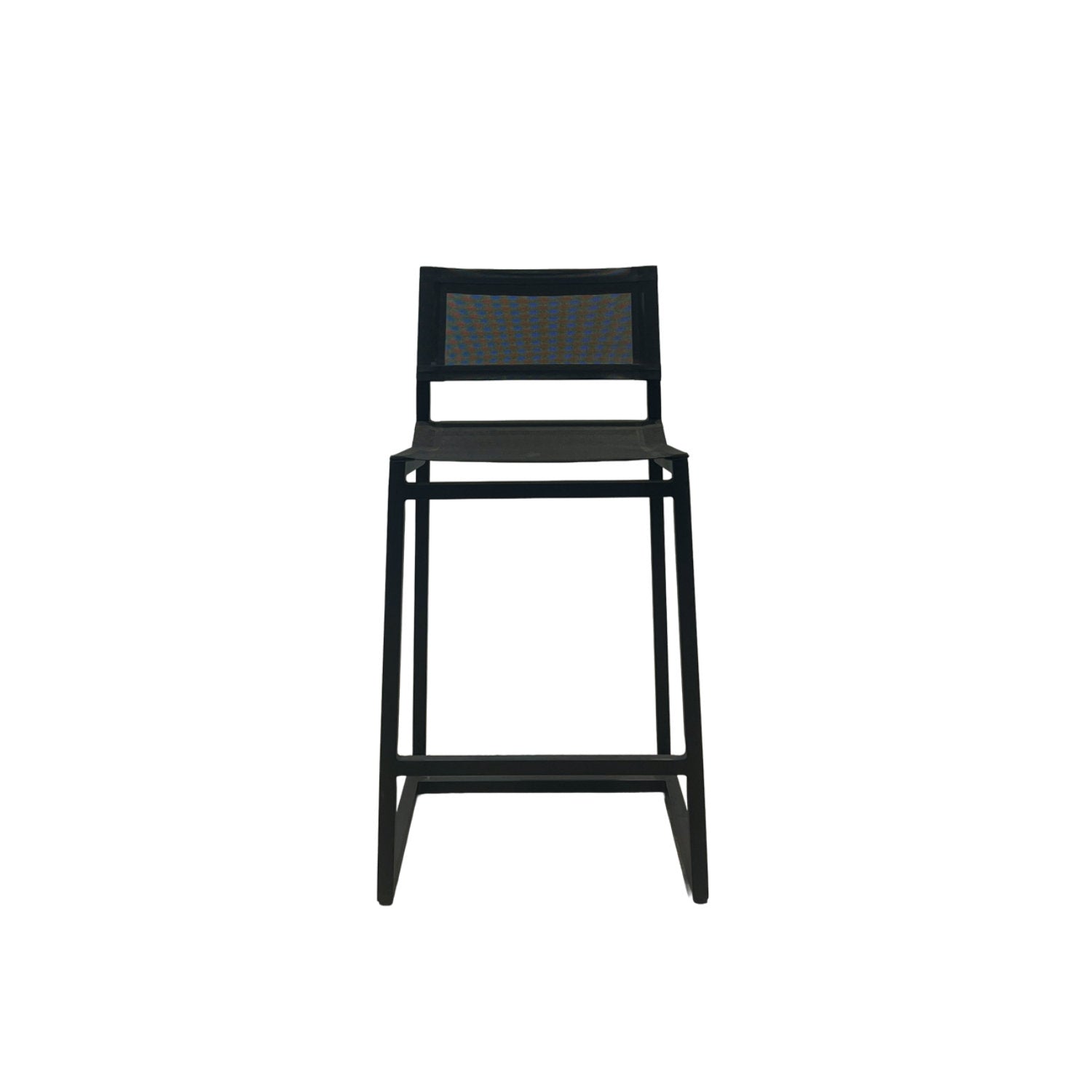 Salma Sail Alu Bar Chair - Black