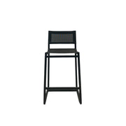 Salma Sail Alu Bar Chair - Black