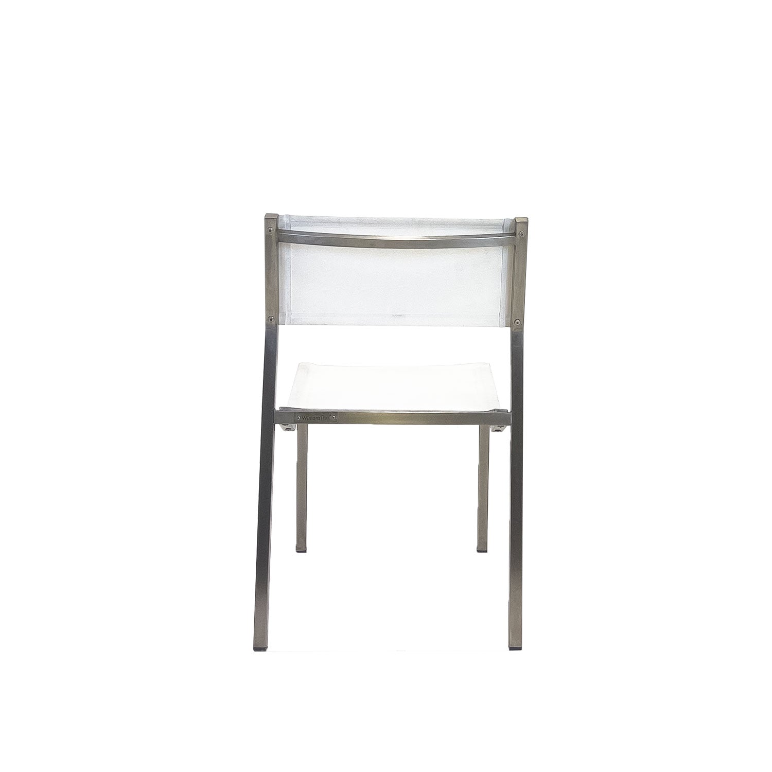 Salma Sail SS Outdoor Stacking Chair - White - Side Chair