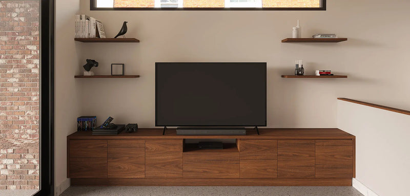Aesthetic Functionality: Bespoke TV Wall Ensemble