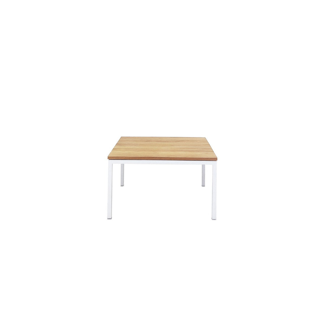Tandem Alu Square Coffee Table White - 70x70