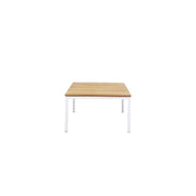 Tandem Alu Square Coffee Table White - 70x70