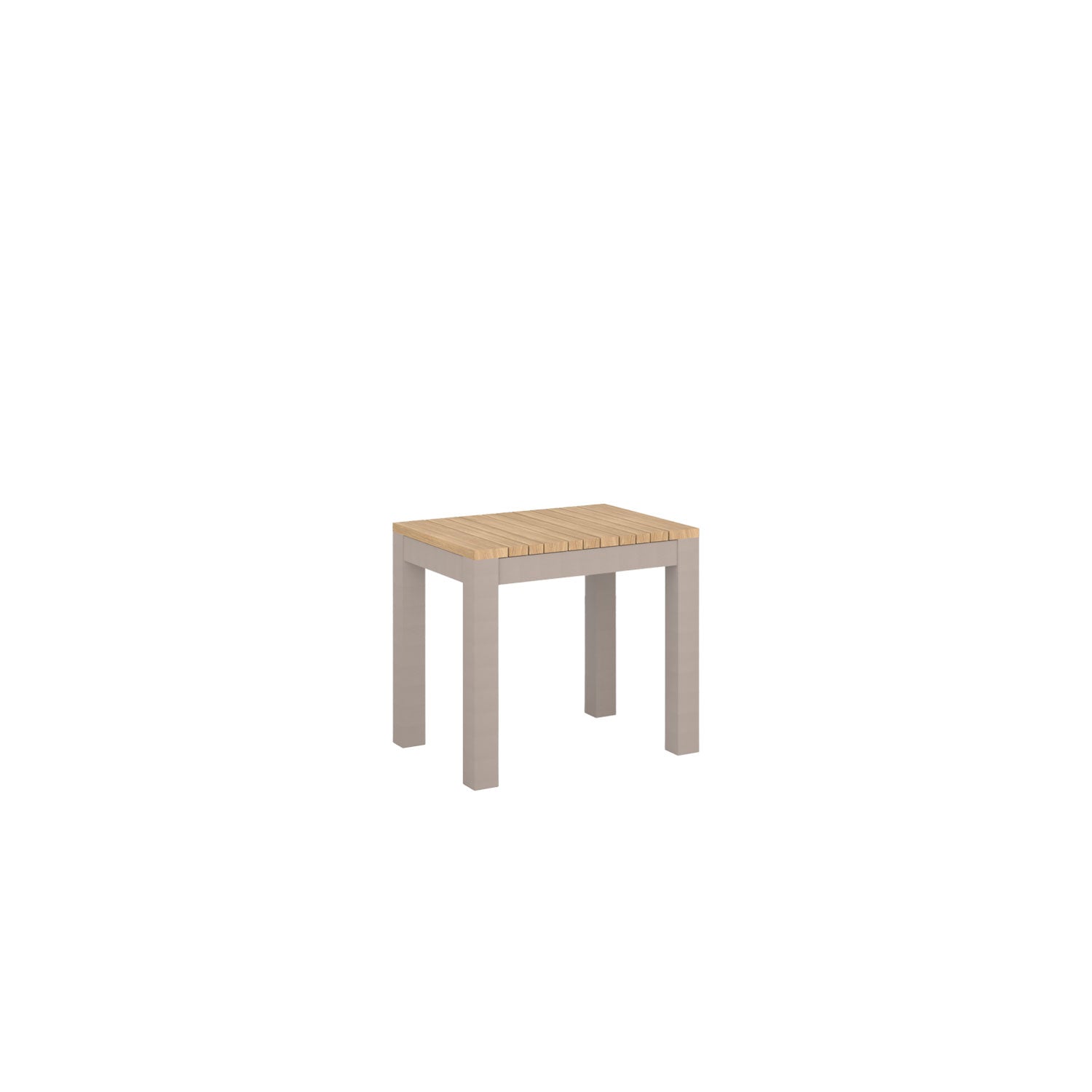 Tandem Alu Dining Stool Taupe Sand