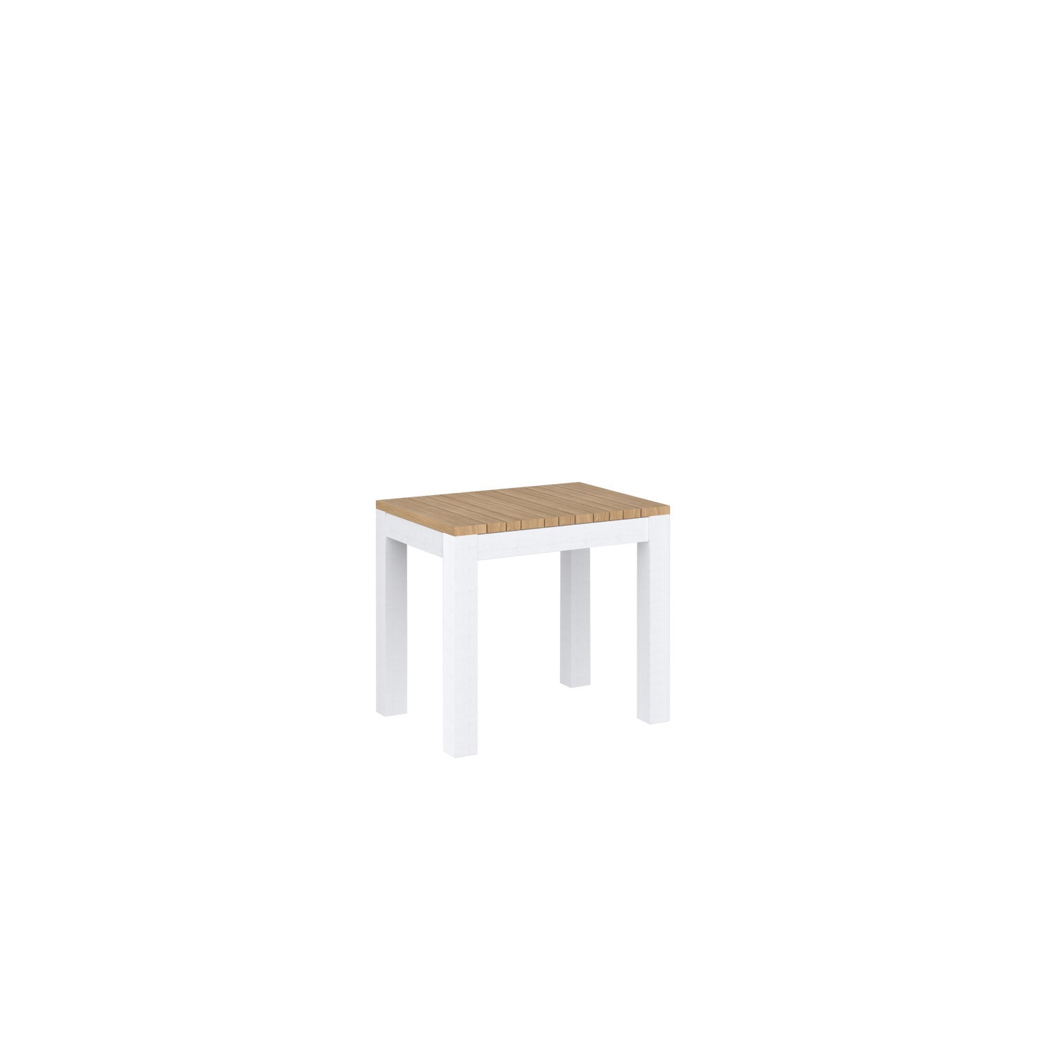 Tandem Alu Dining Stool White Sand