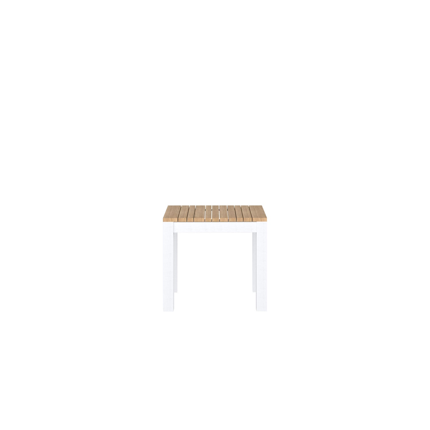 Tandem Alu Dining Stool White Sand