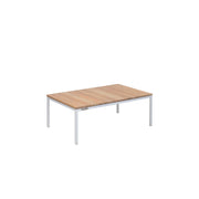 Tandem Alu Coffee Table Rectangular White