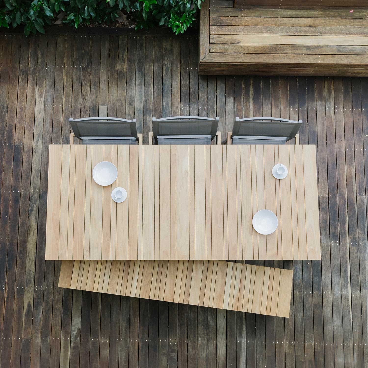 Tandem Alu Backless Bench Taupe Sand