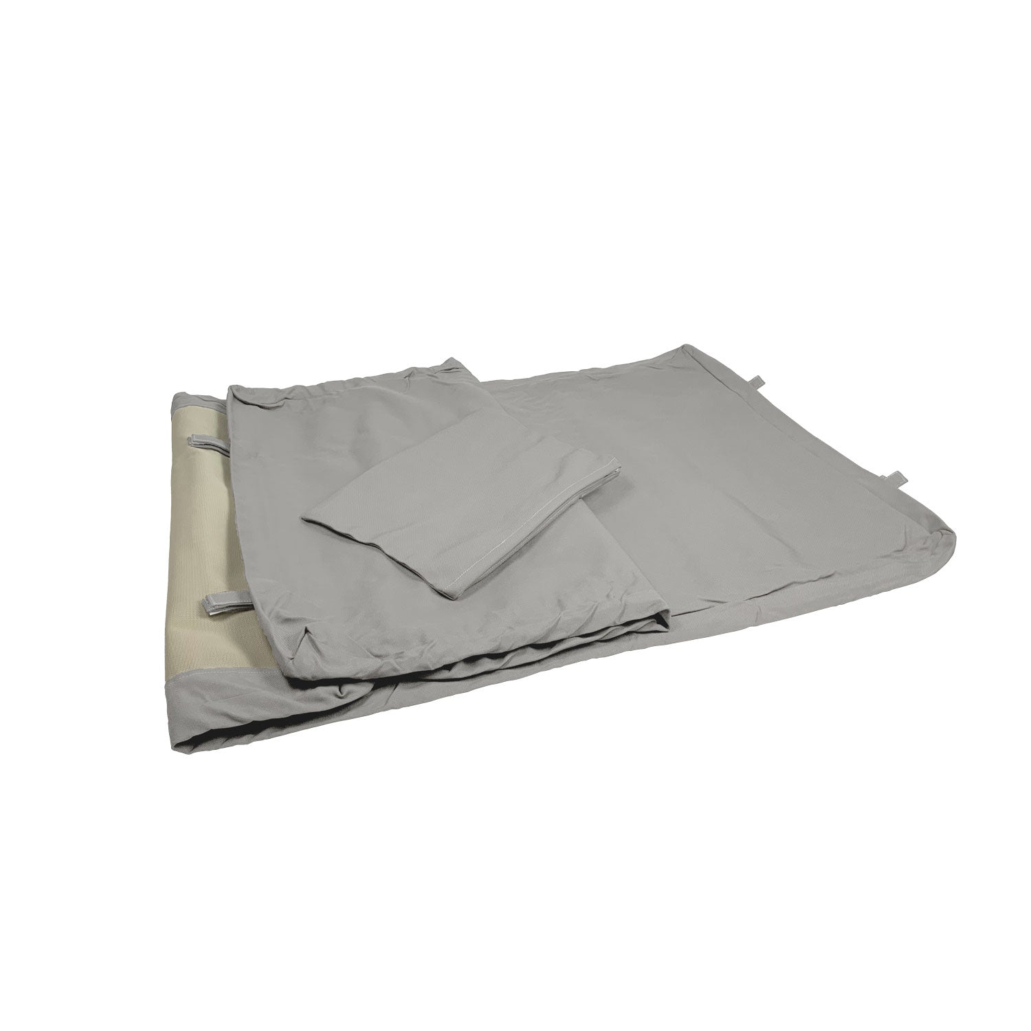 Tapa Sun Lounger Cushion Cover Replacement - Olefin Grey