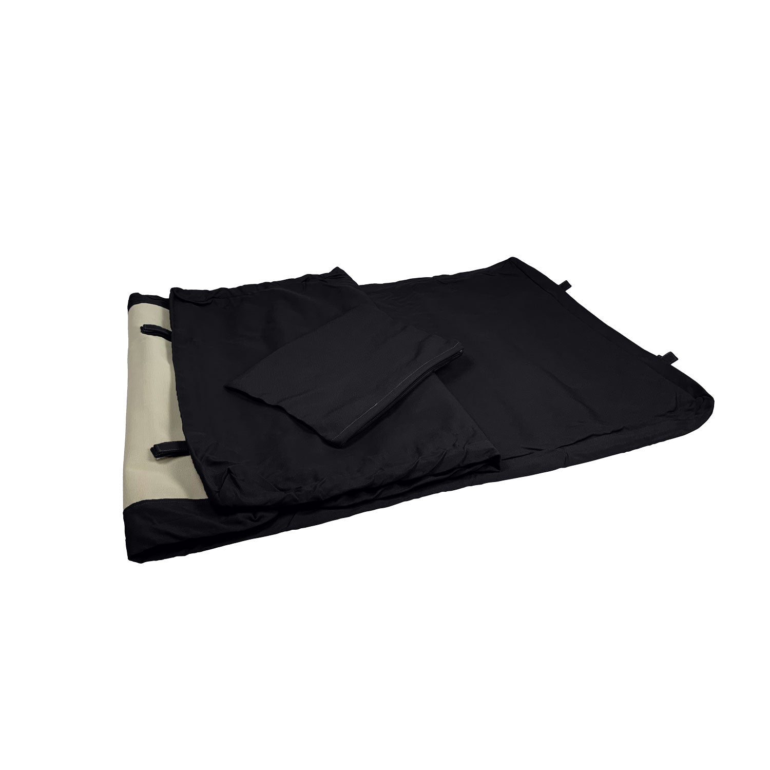 Tapa Sun Lounger Cushion Cover Replacement - Sunbrella Raven Black