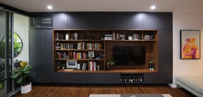 Entertainment & Storage Wall Unit