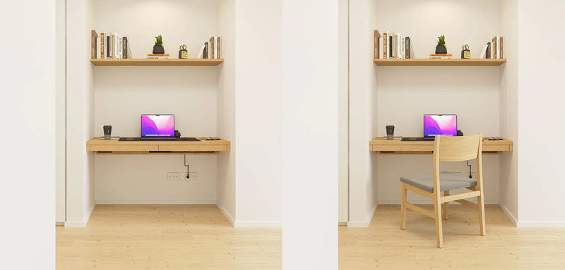 Effortless Efficiency: Alcove Desk Integration