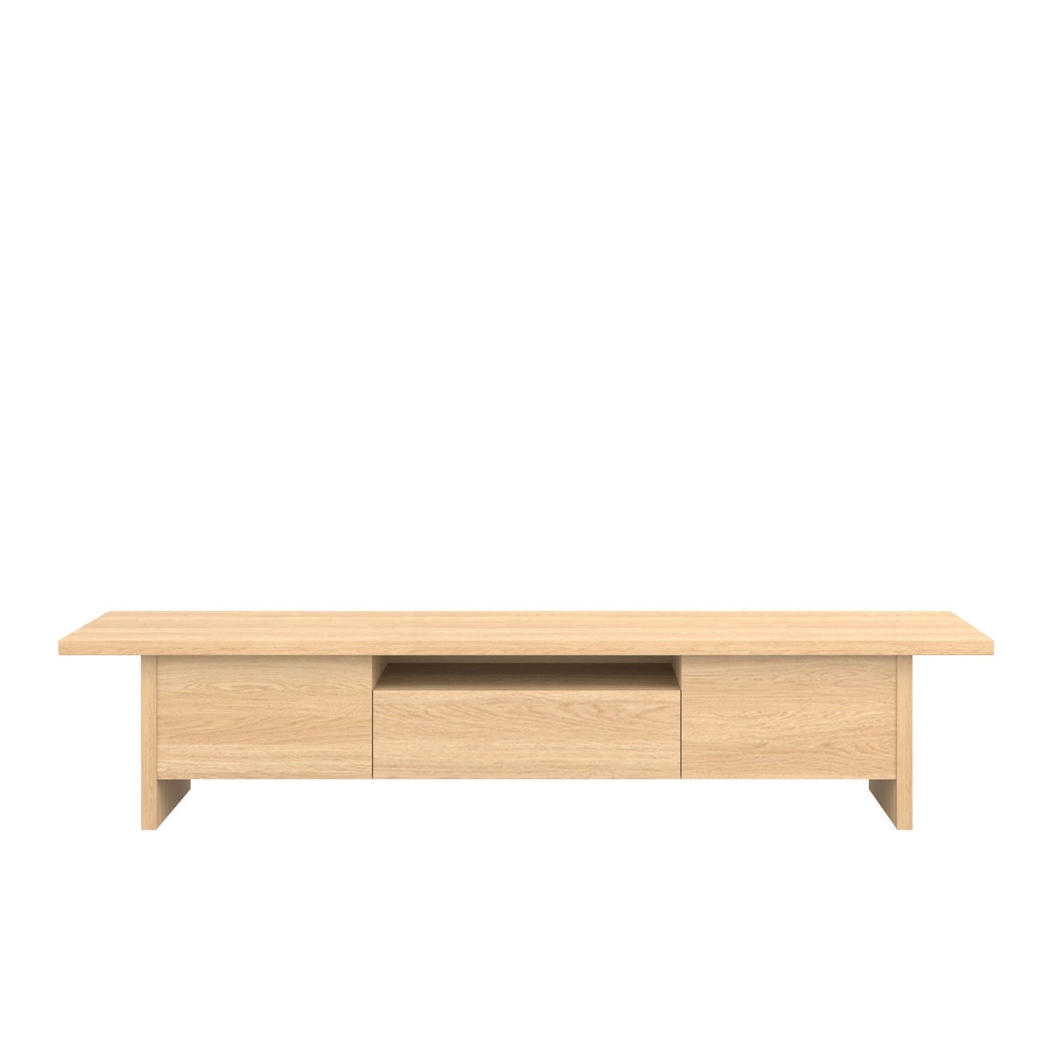 Zen TV Unit 240 Oak Veneer