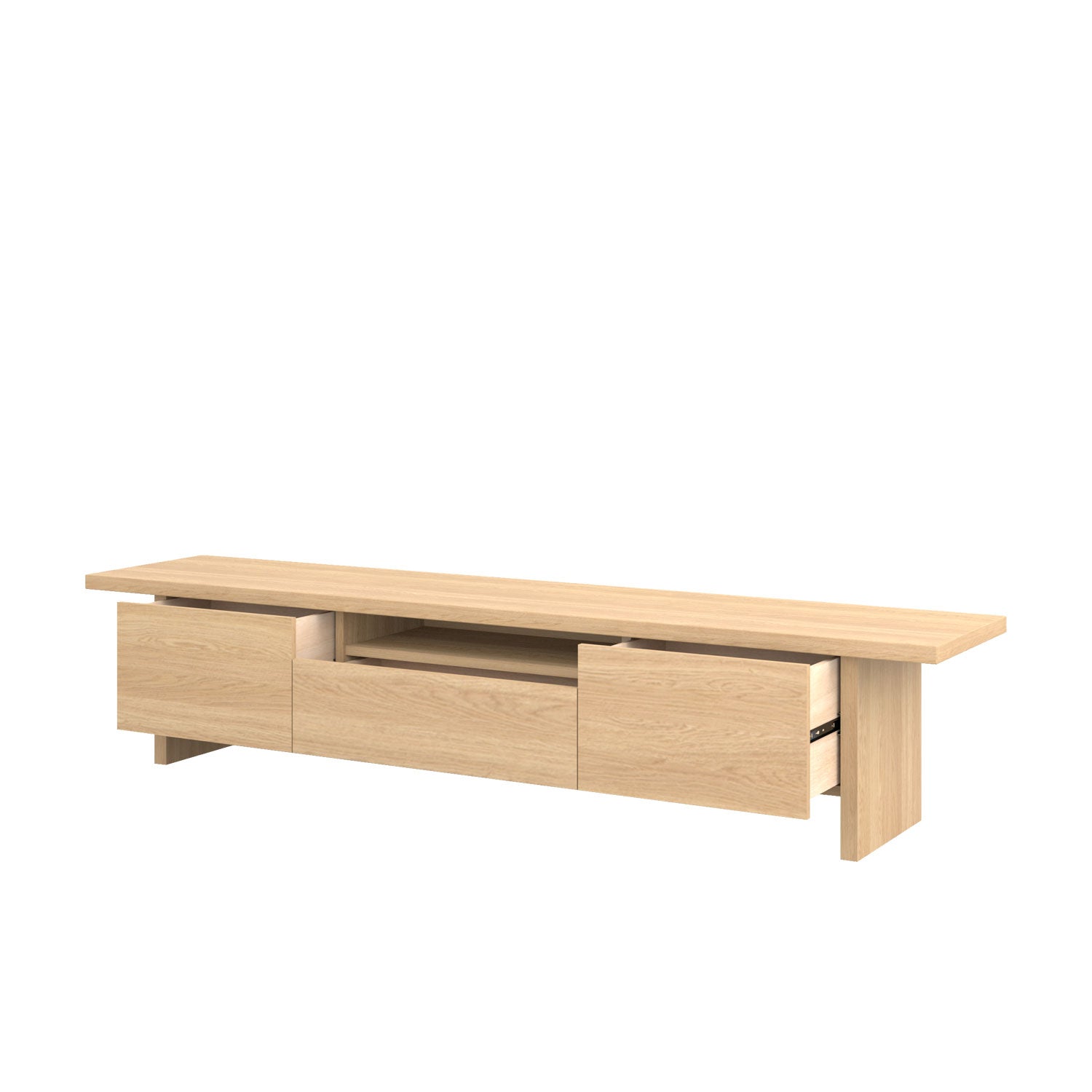 Zen TV Unit 240 Oak Veneer