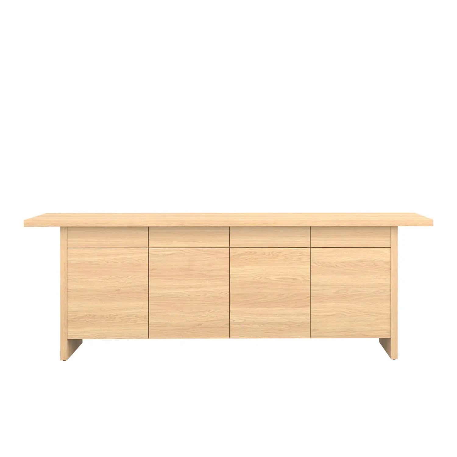 Zen Buffet 240 Oak - Solid Oak