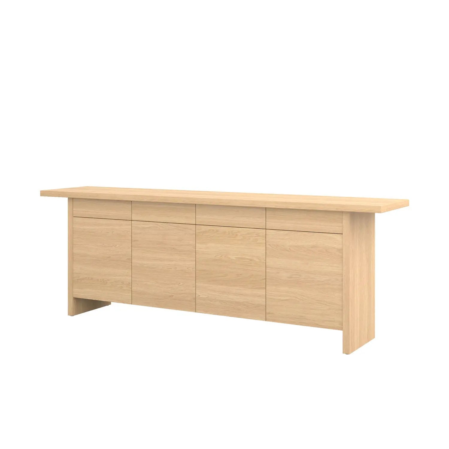 Zen Buffet 240 Oak - Solid Oak