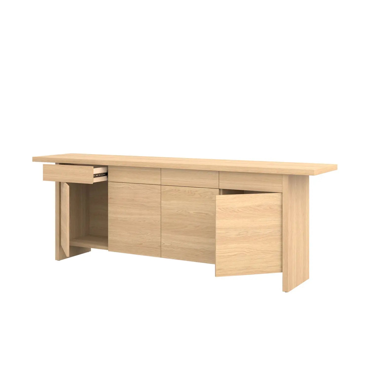 Zen Buffet 240 Oak - Oak Veneer